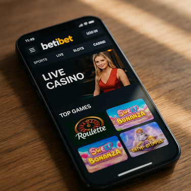 BetiBet - Mobil Casino Platform - Smartphone og Tablet